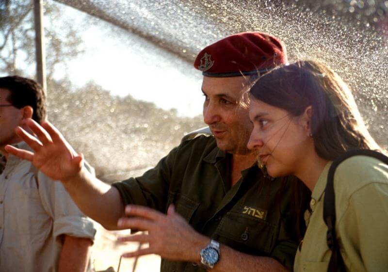 Chief of Staff Ehud Barak and TIME Bureau Chief Lisa Beyer